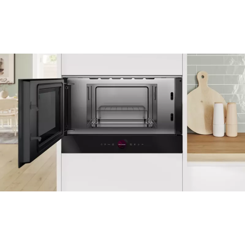 Bosch Serie 8 BEL7321B1 mikrobangų krosnelė Juoda Kombinuota mikrobangų krosnelė Pastatoma 21 L 900 W