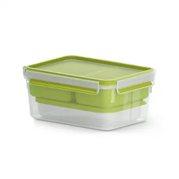 EMSA CLIP & GO XL Pietų dėžutė 2,3 L žalia, permatoma 1 vnt.