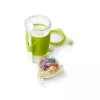 EMSA CLIP & GO Pietų dėžutė 0,45 l Plastikinė Žalia, Skaidri 1 vnt.