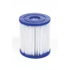 Bestway Fast Set apvalus pripučiamas baseino komplektas 3,05 m x 66 cm, 3200 l, Pripučiamas baseinas, Vaikams ir suaugusiems, Mėlynas, Baltas, 9,26 kg
