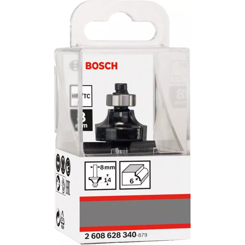 Bosch 2 608 628 340 frezavimo bitas Apvalinimo bitas 1 vnt.