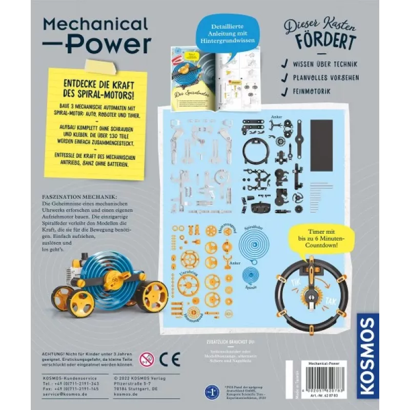 Kosmos Mechanical Power, Robotas, Inžinerija, 8 m., Įvairiaspalvis