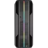 Aerocool SPLINTER DUO ATX žaidimų korpusas, 3x ARGB 12 cm ventiliatoriai + priekinis tinklelis