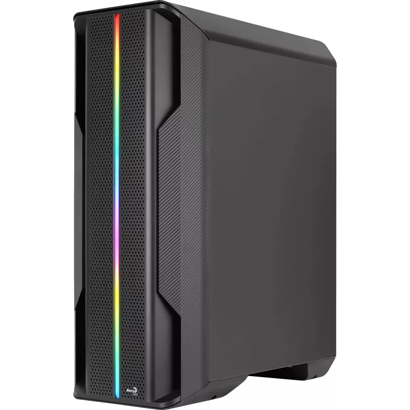 Aerocool SPLINTER DUO ATX žaidimų korpusas, 3x ARGB 12 cm ventiliatoriai + priekinis tinklelis