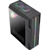 Aerocool SPLINTER DUO ATX žaidimų korpusas, 3x ARGB 12 cm ventiliatoriai + priekinis tinklelis