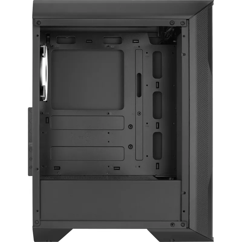 Aerocool SPLINTER DUO ATX žaidimų korpusas, 3x ARGB 12 cm ventiliatoriai + priekinis tinklelis