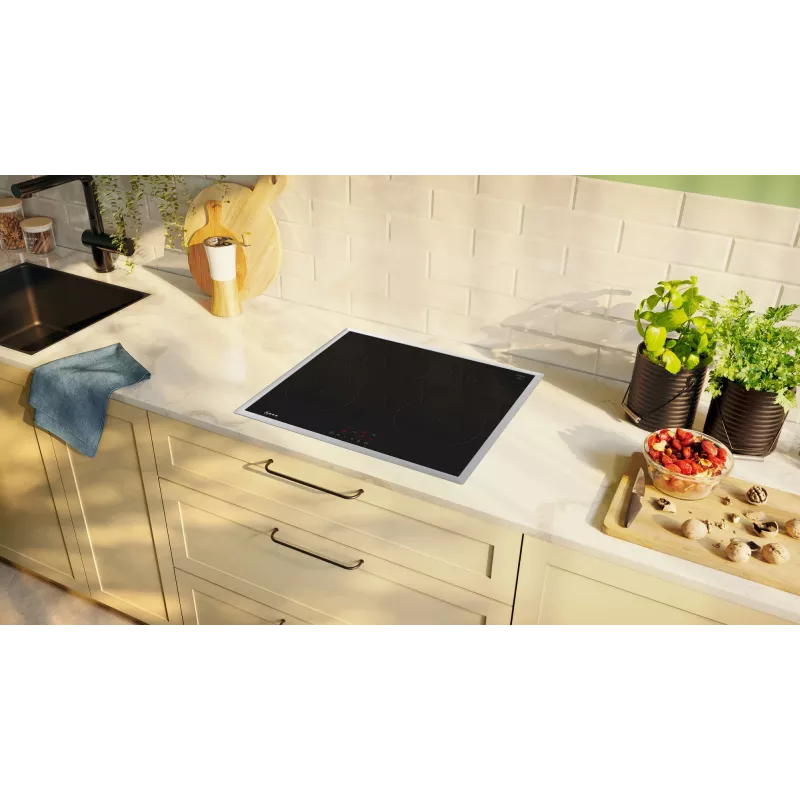 Neff T56SBF1L0 kaitlentė juoda įmontuojama 60 cm zoninė indukcinė kaitlentė 4 zonos