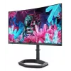 27 colių „Cooler Master GM27QP“ žaidimų monitorius – QHD VA lenktas skydelis, 240 Hz, „Adaptive Sync“, juodos spalvos