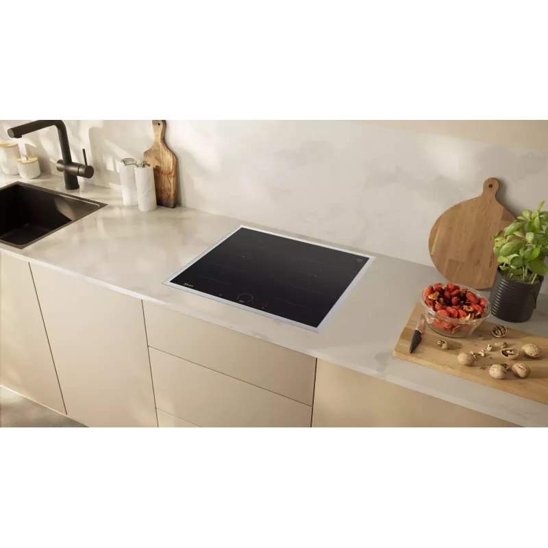 Neff T66SHX4L0 kaitlentė juoda Įmontuojama 60 cm Zoninė indukcinė kaitlentė 4 zonos