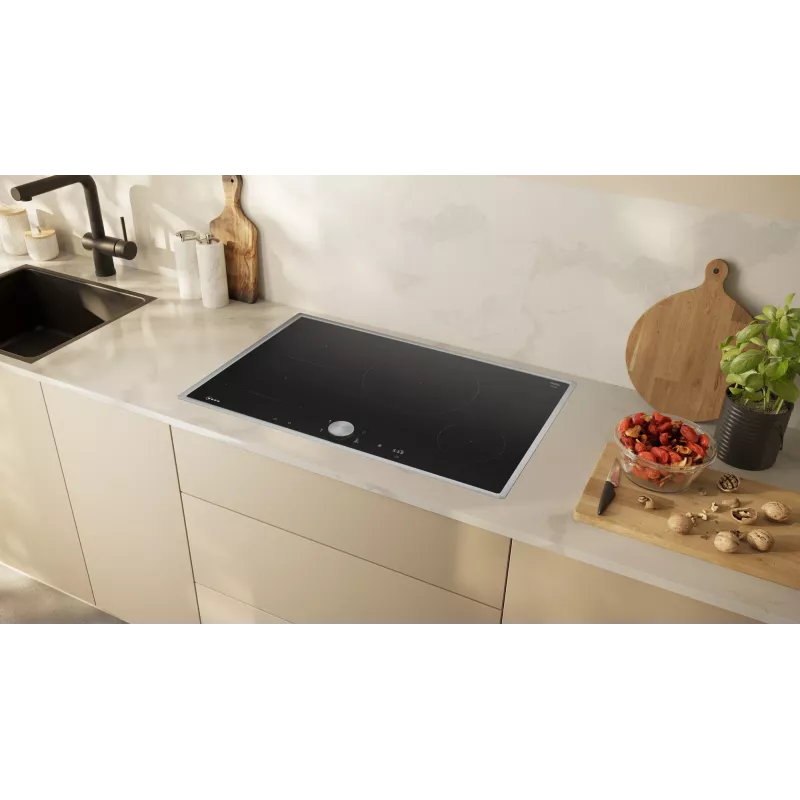 Neff T58STS1L0 kaitlentė juoda, įmontuojama, 80 cm, zoninė indukcinė kaitlentė, 4 zonos