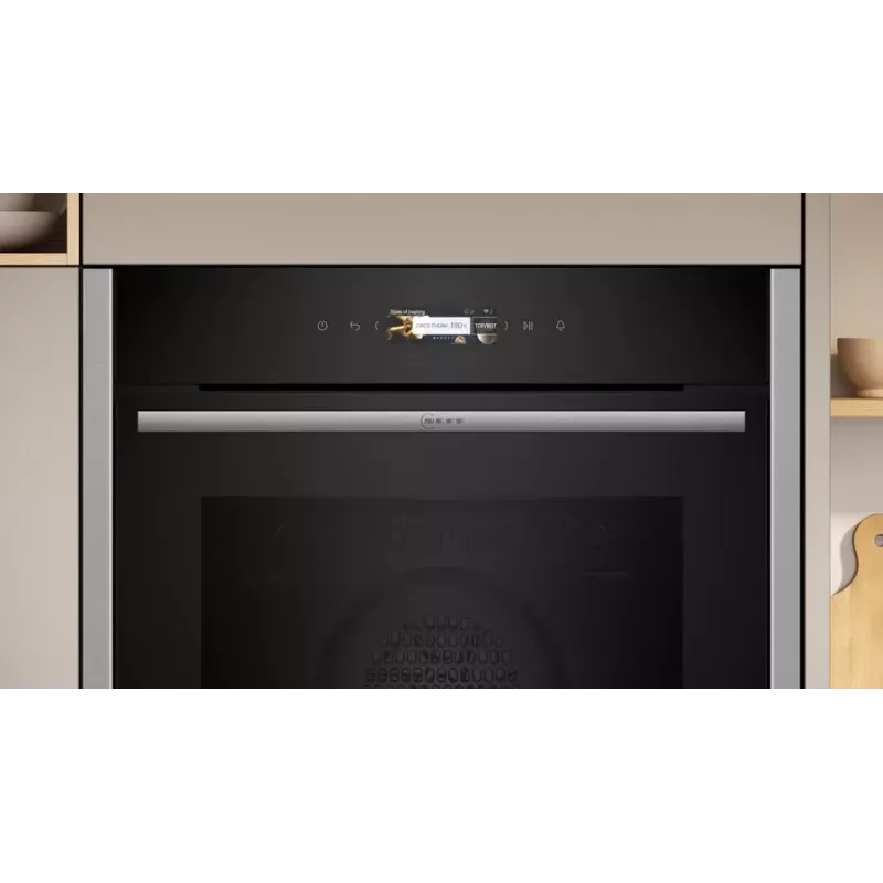 Neff N 70 B24CR31N0 orkaitė 71 L juoda, nerūdijantis plienas