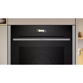 Neff N 70 B24CR71N0 orkaitė 71 L Juoda, Nerūdijantis plienas