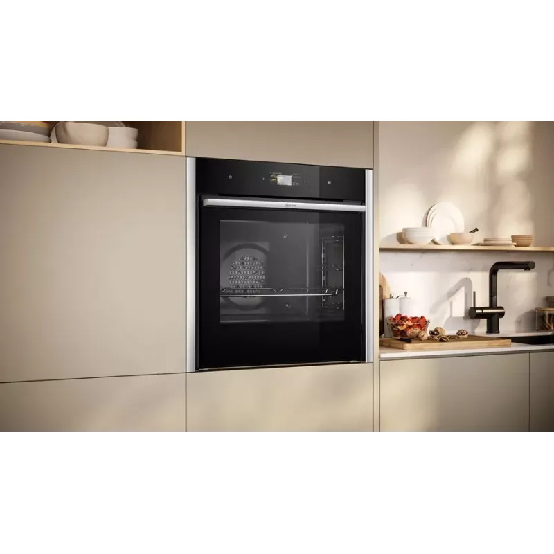 Neff B64CS71N0 orkaitė 71 L Juoda, Nerūdijantis plienas