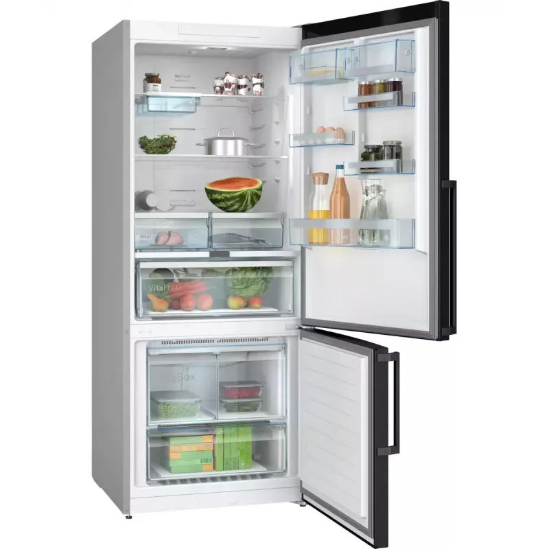 Bosch Serie 6 KGN76AXDR šaldytuvas-šaldiklis Laisvai pastatomas 526 l Juoda
