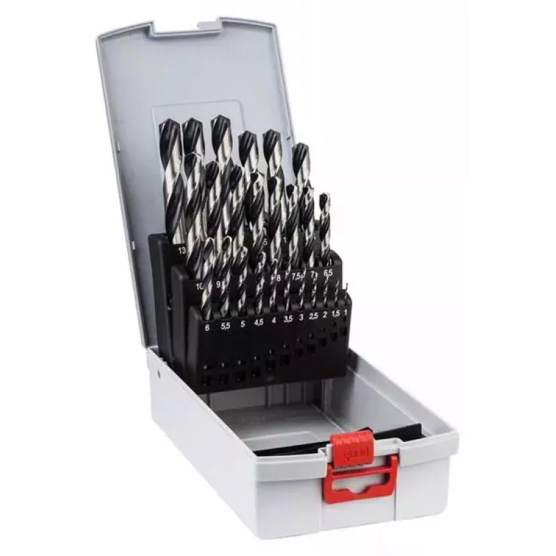 Sraigtinių grąžtų rinkinys Bosch HSS PointTeQ 25 vnt.