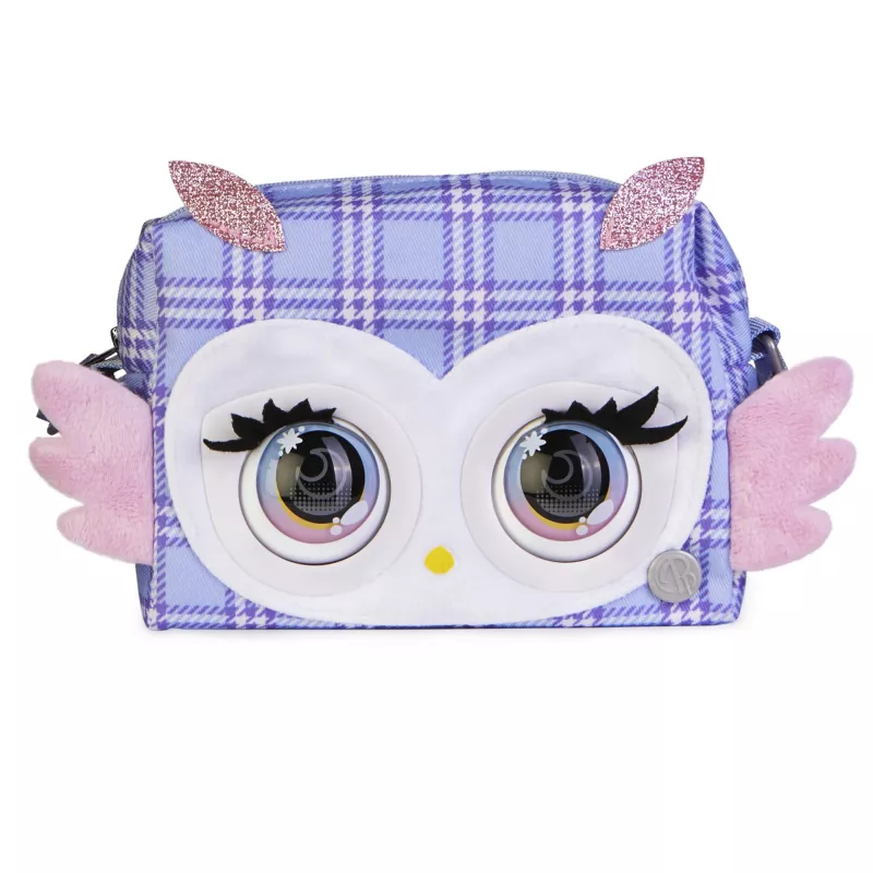 Purse Pets, Print Perfect Hoot Couture pelėda, interaktyvus augintinis žaislas ir rankinė su daugiau nei 30 garsų ir reakcijų, mergaičių žaislai nuo 5 metų