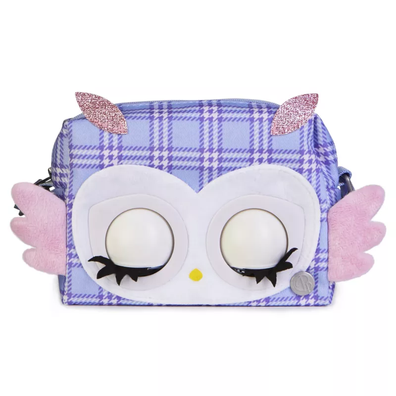 Purse Pets, Print Perfect Hoot Couture pelėda, interaktyvus augintinis žaislas ir rankinė su daugiau nei 30 garsų ir reakcijų, mergaičių žaislai nuo 5 metų