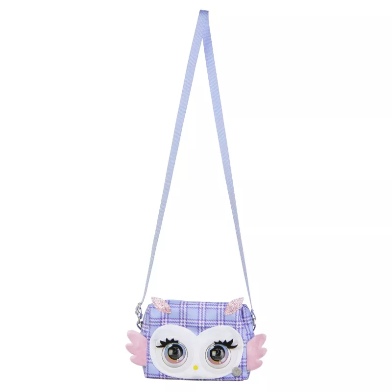 Purse Pets, Print Perfect Hoot Couture pelėda, interaktyvus augintinis žaislas ir rankinė su daugiau nei 30 garsų ir reakcijų, mergaičių žaislai nuo 5 metų