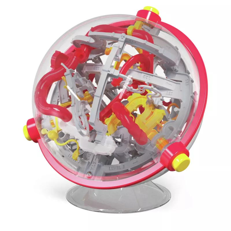 Perplexus Portal, 3D galvosūkių kamuolio labirintas, fidget žaislai, vaikų kelioninis galvosūkių kamuolys su 150 kliūčių, suaugusiems ir vaikams nuo 8 metų