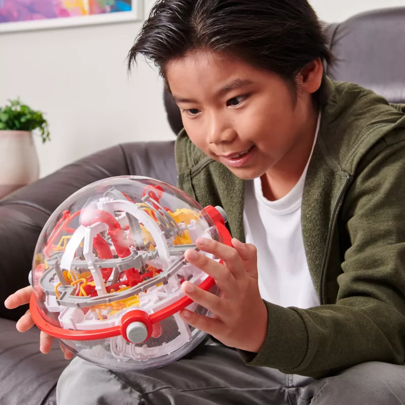 Perplexus Portal, 3D galvosūkių kamuolio labirintas, fidget žaislai, vaikų kelioninis galvosūkių kamuolys su 150 kliūčių, suaugusiems ir vaikams nuo 8 metų