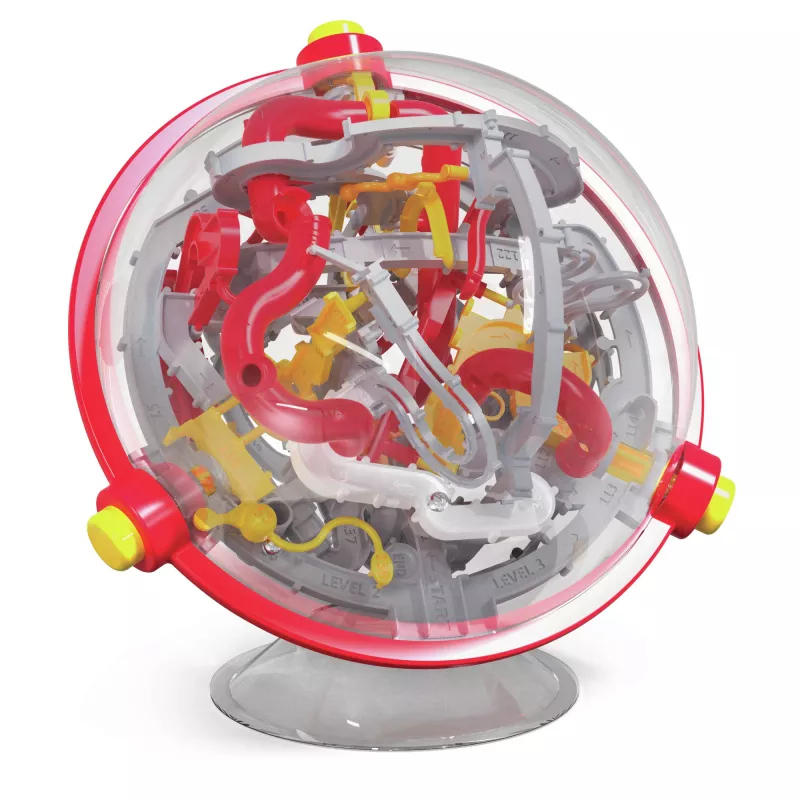 Perplexus Portal, 3D galvosūkių kamuolio labirintas, fidget žaislai, vaikų kelioninis galvosūkių kamuolys su 150 kliūčių, suaugusiems ir vaikams nuo 8 metų
