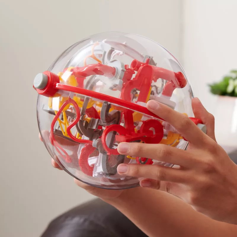 Perplexus Portal, 3D galvosūkių kamuolio labirintas, fidget žaislai, vaikų kelioninis galvosūkių kamuolys su 150 kliūčių, suaugusiems ir vaikams nuo 8 metų