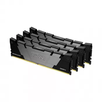 Kingston Technology FURY 64GB 3600MT/s DDR4 CL16 DIMM (4 vnt. rinkinys) Renegade Juoda