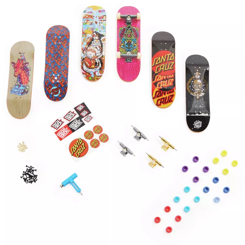 Tech Deck, Sk8shop Fingerboard Bonus Pack, Kolekcionuojami ir pritaikomi mini riedlentės (stiliai gali skirtis)