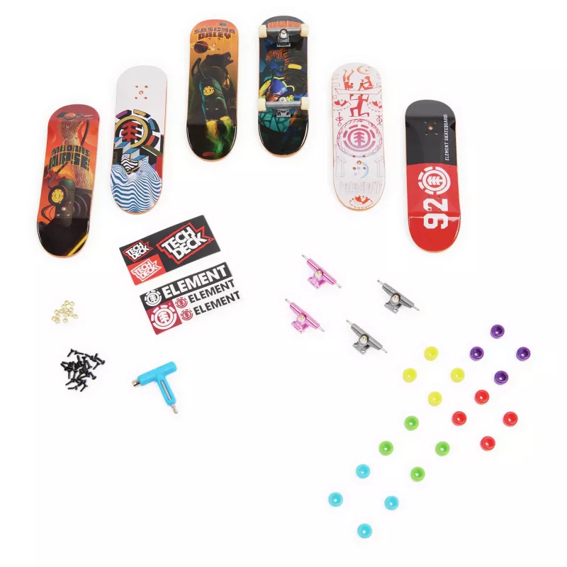 Tech Deck, Sk8shop Fingerboard Bonus Pack, Kolekcionuojami ir pritaikomi mini riedlentės (stiliai gali skirtis)