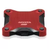 Išorinis SSD ADATA SD620 512 GB, USB 3.2 Gen 2 Micro-USB B, raudonas, silikoninis korpusas
