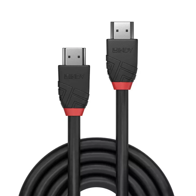 Lindy 3m 8K60hz HDMI kabelis, juoda linija, 3 m, HDMI tipo A (standartinis), HDMI tipo A (standartinis), 48 Gbit/s, juoda