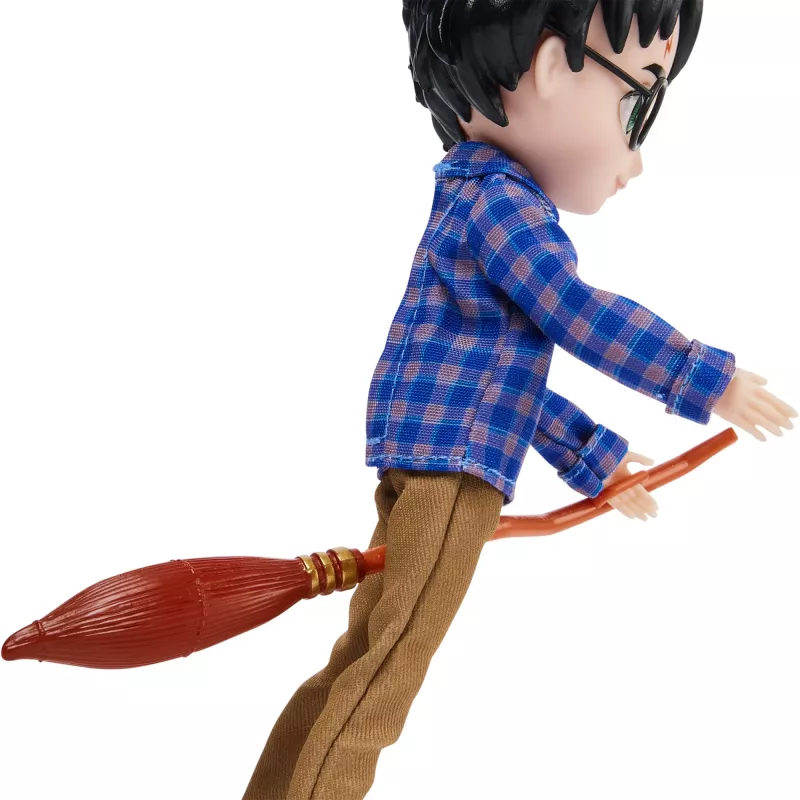 Wizarding World Harry Potter, 8 colių Hario Poterio lėlės dovanų rinkinys su nematomumo apsiaustu ir 5 lėlės aksesuarais, vaikiški žaislai nuo 6 metų