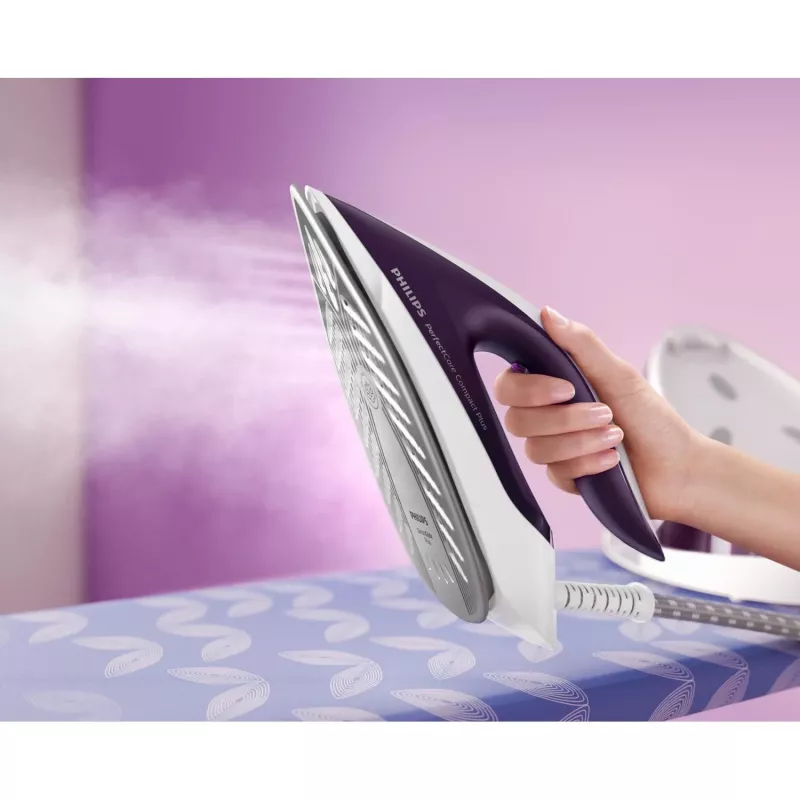 Philips GC7933/30 garo lyginimo stotis 2400 W 1,5 L SteamGlide Plus padas Violetinė