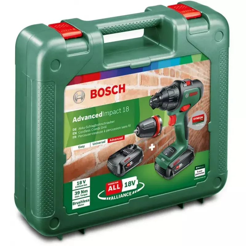 Bevielis smūginis gręžtuvas Bosch AdvancedImpact 18