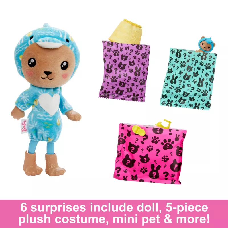 Mados lėlė MATTEL Barbie Cutie Reveal Doll Įvairiaspalvė 139mm