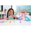 „Barbie and Stacie to the Rescue“ šuniukų žaidimų aikštelės žaidimo rinkinys su lėle, 3 šunų figūrėlėmis ir priedais