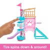 „Barbie and Stacie to the Rescue“ šuniukų žaidimų aikštelės žaidimo rinkinys su lėle, 3 šunų figūrėlėmis ir priedais