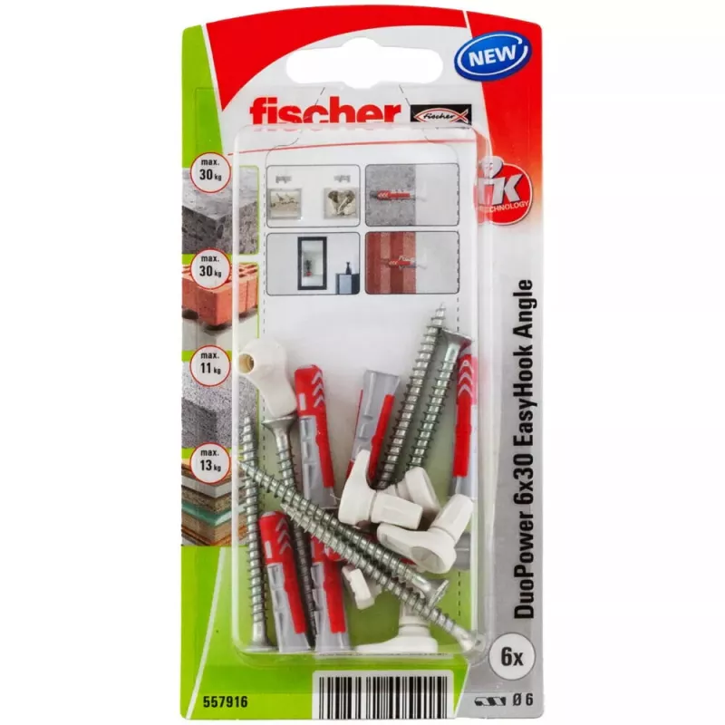 Fischer 557916 varžtų ir kaiščių rinkinys
