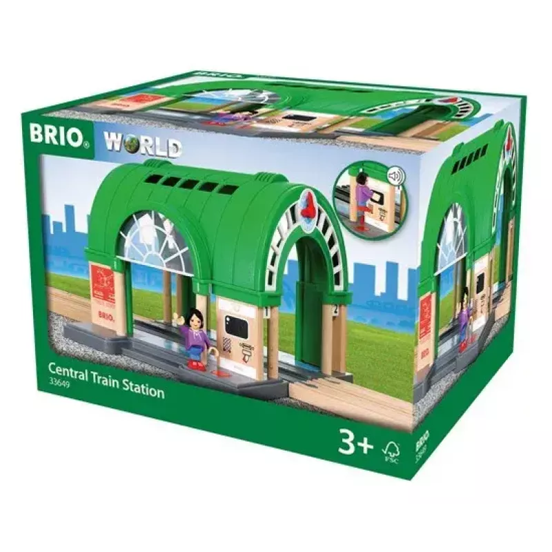 Žaidimo transporto priemonė / žaidimo bėgių priedų rinkinys BRIO 33649, 2 vnt., baterijos LR44 įdėtos, įvairiaspalvis