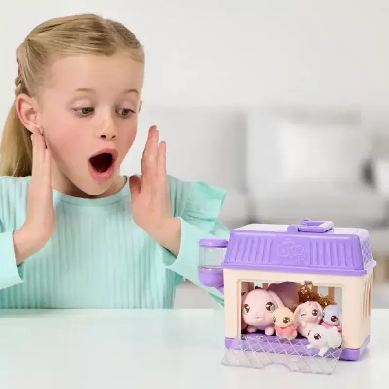 „Animal Moose Toys Little Live Pets Mama Surprise S4“ mini žaidimų rinkinys „Zuikis“