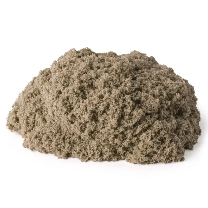 Kinetic Sand, 2 svarų rudas žaidimų smėlis, formuojami sensoriniai žaislai vaikams, užsandarinamas maišelis (pakuotė gali skirtis), skirtas vaikams nuo 3 metų