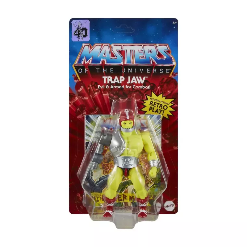 Veiksmo figūrėlė Mattel Masters of the Universe Origins Trap Jaw 6+