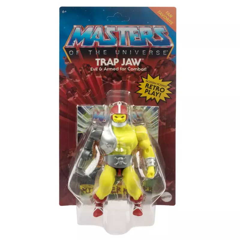 Veiksmo figūrėlė Mattel Masters of the Universe Origins Trap Jaw 6+