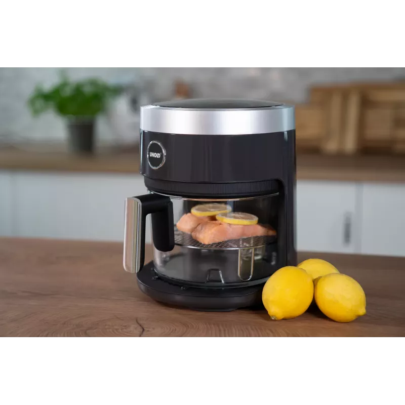 Unold 58695 keptuvė Viena 3,5 L Atskira 1200 W Karšto oro keptuvė Juoda