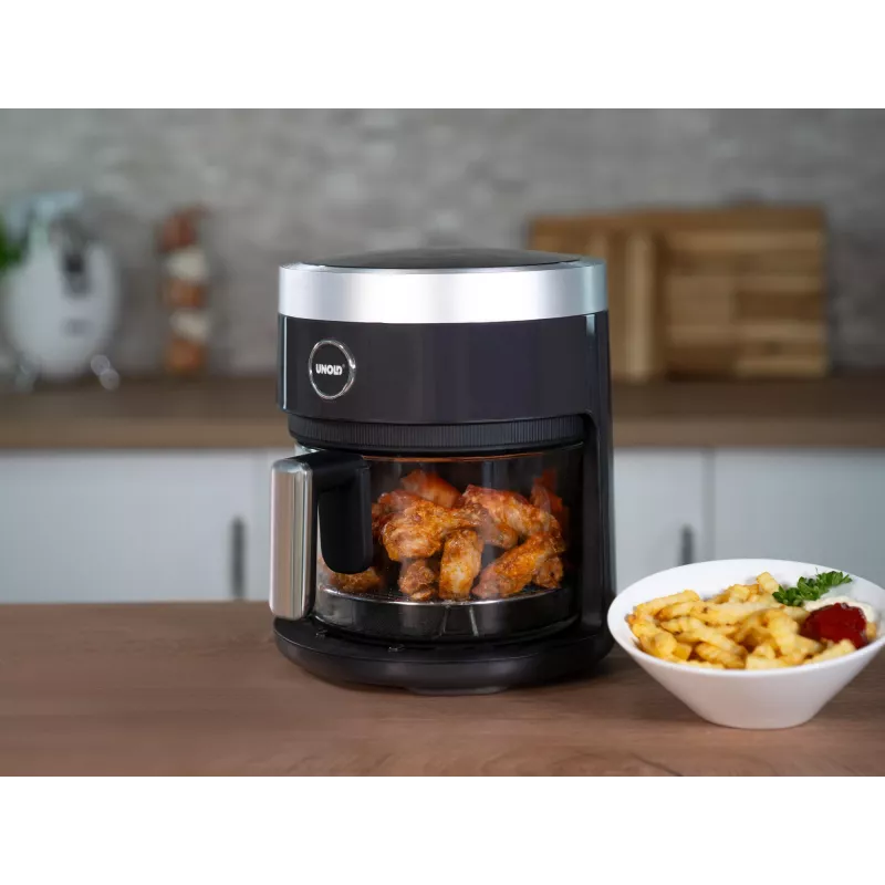 Unold 58695 keptuvė Viena 3,5 L Atskira 1200 W Karšto oro keptuvė Juoda