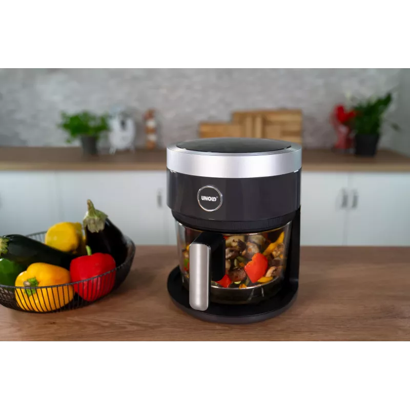 Unold 58695 keptuvė Viena 3,5 L Atskira 1200 W Karšto oro keptuvė Juoda