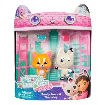 Gabby's Dollhouse: Filmas, Pandy Paws ir Chumsley žaislų figūrėlės su 2 priedais, žaislai mergaitėms ir berniukams nuo 3 metų