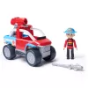 Žaislinė transporto priemonė Spin Master Paw Patrol Fire Rescue Ryder's Rescue Vehicle su bepiločio paleidimo įrenginiu ir Ryder figūrėle