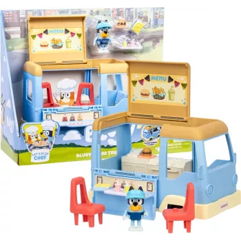 Žaislų rinkinys TMTOYS Moose Toys MS18919 — Bluey kavinės žaidimų rinkinys, plastikinis, įvairiaspalvis, nuo 3 metų