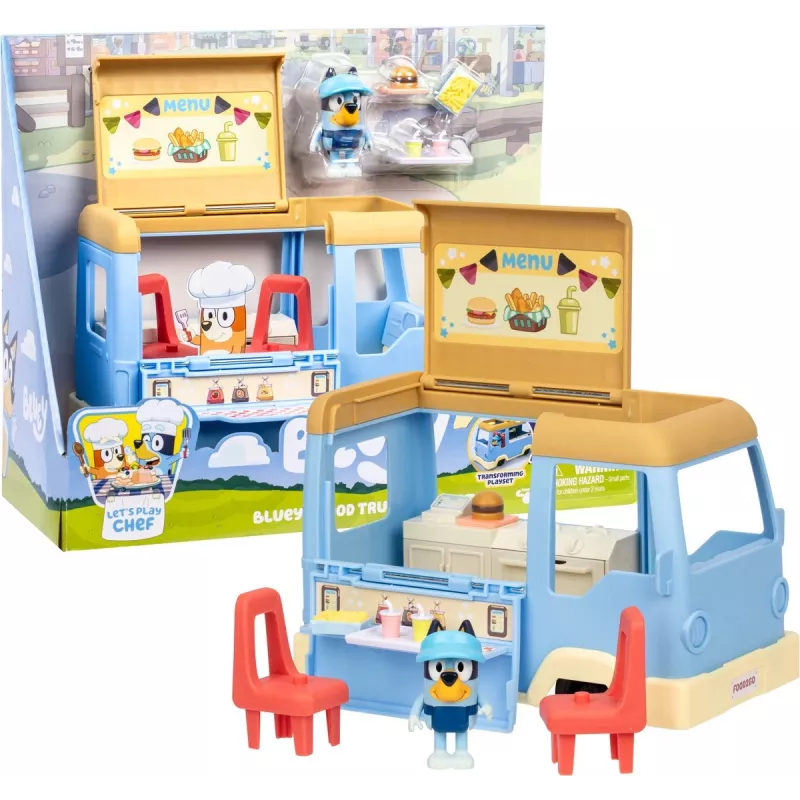 Žaislų rinkinys TMTOYS Moose Toys MS18919 — Bluey kavinės žaidimų rinkinys, plastikinis, įvairiaspalvis, nuo 3 metų